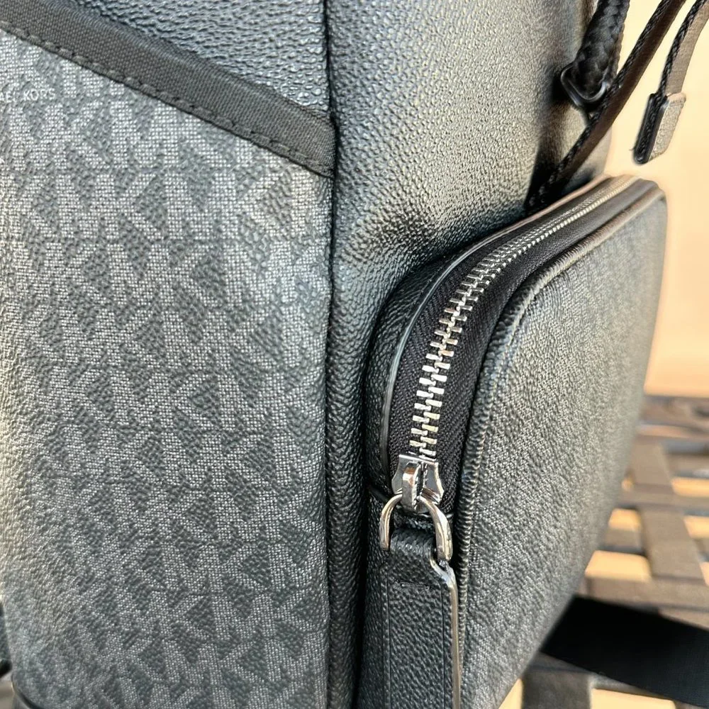 Michael Kors Cooper Sling Pack Backpack MK Black - Picture 12 of 14